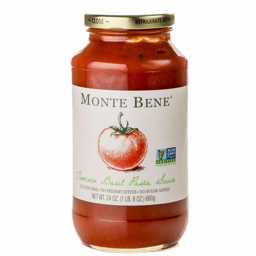 Monte Bene: Sauce Pasta Tomato Basil, 24 Oz