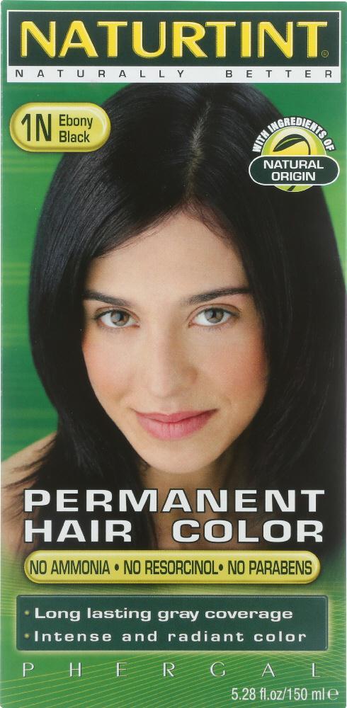 Naturtint: Permanent Hair Color 1n Ebony Black, 5.28 Oz