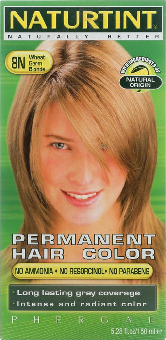 Naturtint: Permanent Hair Color 8n Wheat Germ Blonde, 5.28 Oz