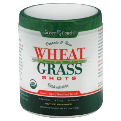 Green Foods: Organic And Raw Wheat Grass Shots 30 Servings, 5.3 Oz