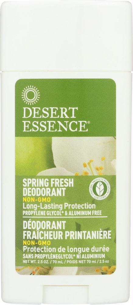 Desert Essence: Deodorant Spring Fresh, 2.5 Fl Oz