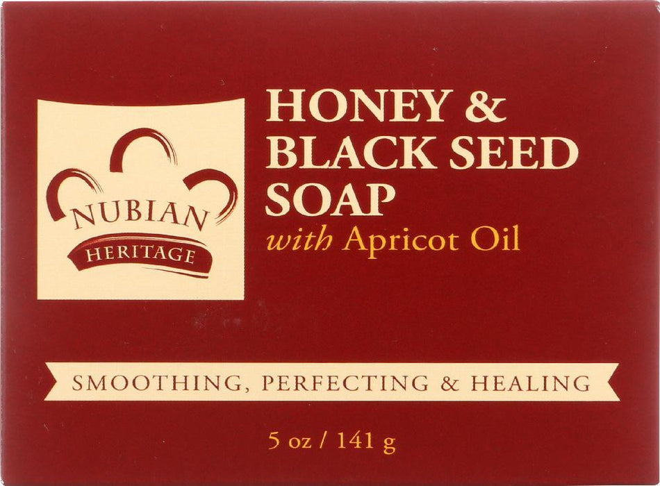 Nubian Heritage: Honey & Black Seed Soap, 5 Oz