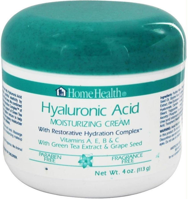 Home Health: Hyaluronic Acid Moisturizing Cream, 4 Oz