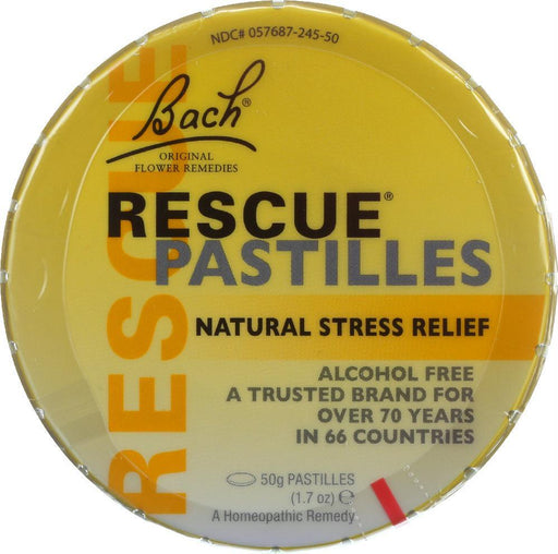 Bach: Original Flower Remedies Rescue Remedy Pastilles, 1.7 Oz