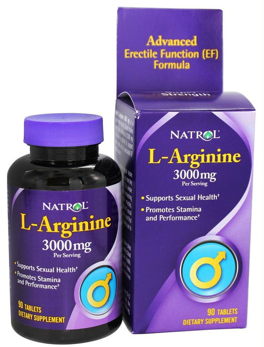 Natrol: L-arginine 3000 Mg, 90 Tablets