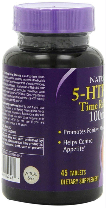 Natrol: 5-htp Tr Time Release 100 Mg, 45 Tablets