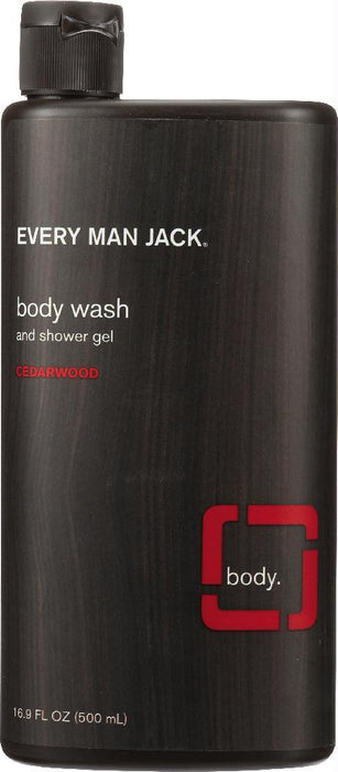 Every Man Jack: Body Wash And Shower Gel Cedarwood, 16.9 Oz