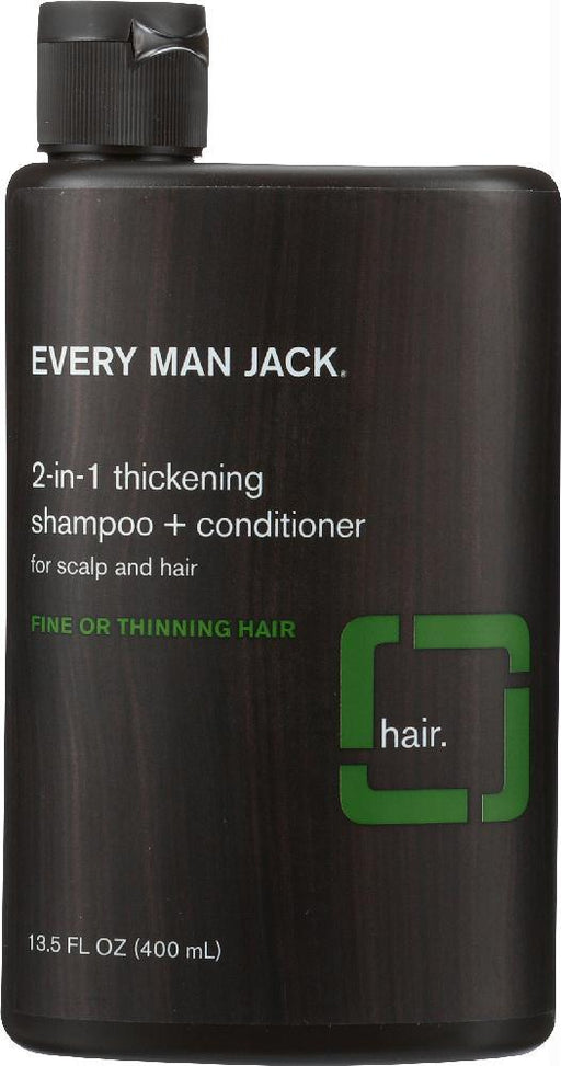 Every Man Jack: 2-in-1 Thickening Shampoo + Conditioner, 13.5 Oz