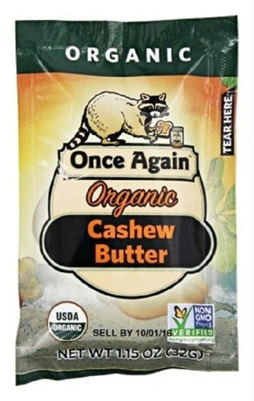 Once Again: Organic Cashew Butter, 1.15 Oz