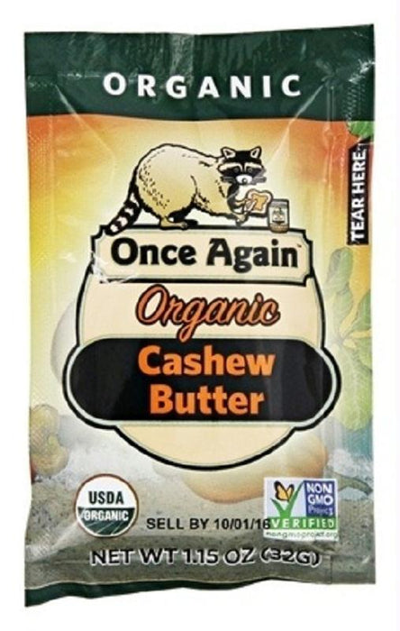 Once Again: Organic Cashew Butter, 1.15 Oz