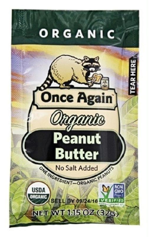 Once Again: Organic Peanut Butter, 1.15 Oz