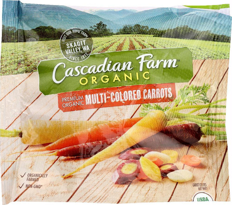 Cascadian Farms: Multi-colored Carrots, 10 Oz