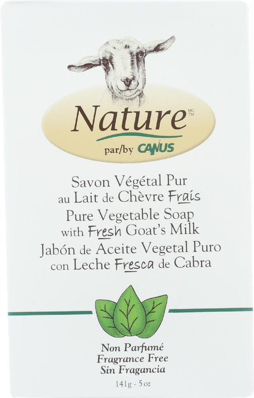 Canus: Goat's Milk Soap Fragrance Free For Sensitive Skin, 5 Oz