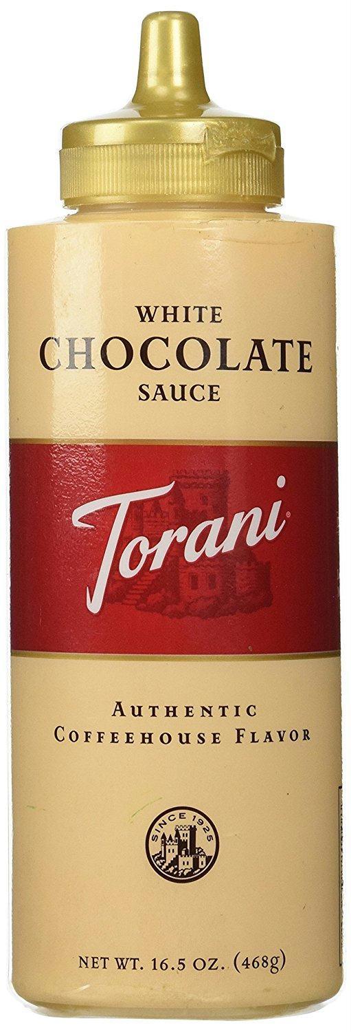 Torani: White Chocolate Sauce, 16.5 Oz