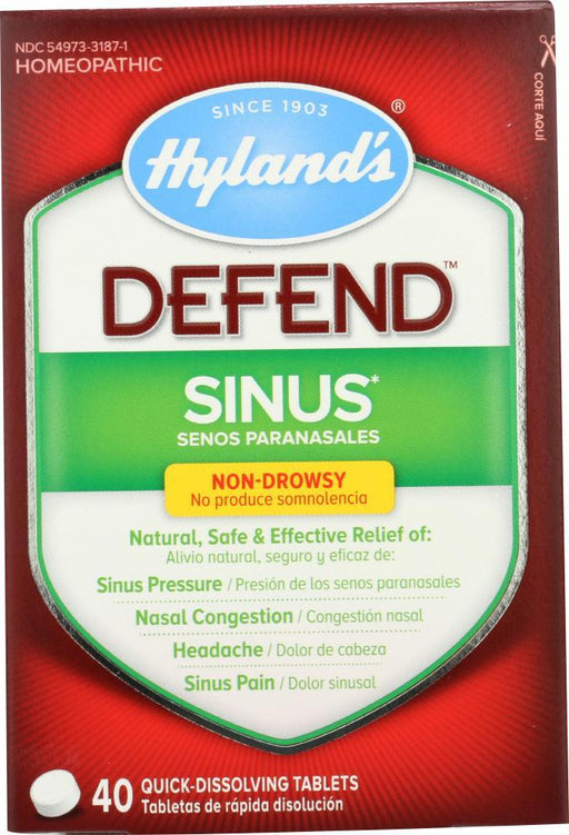 Hyland: Sinus Defend, 40 Tablets