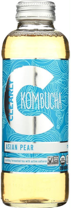 Clearly Kombucha: Asian Pear, 14 Oz