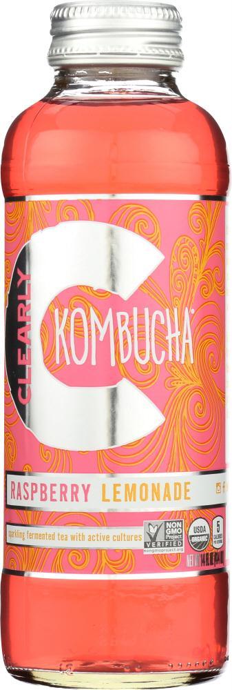 Clearly Kombucha: Raspberry Lemonade, 14 Oz