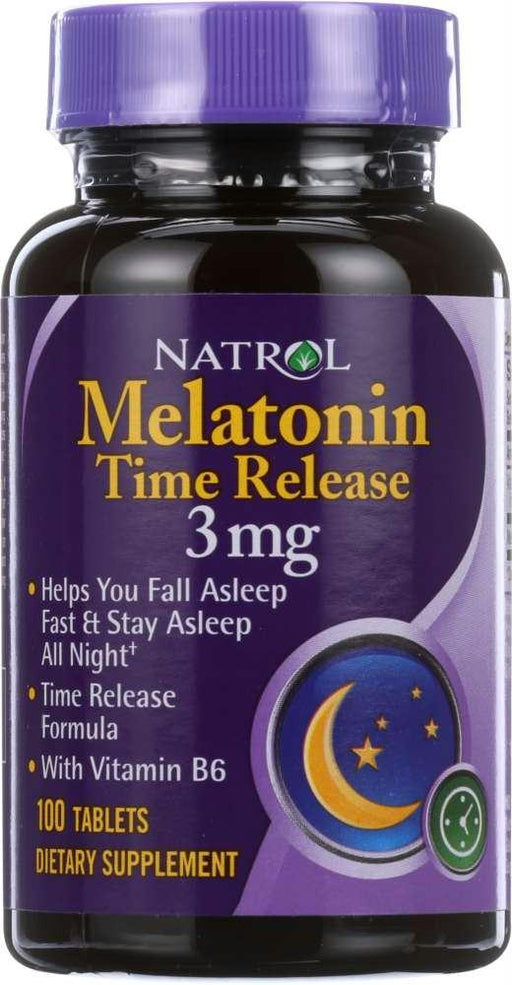 Natrol: Melatonin Tr Time Release 3 Mg, 100 Tablets