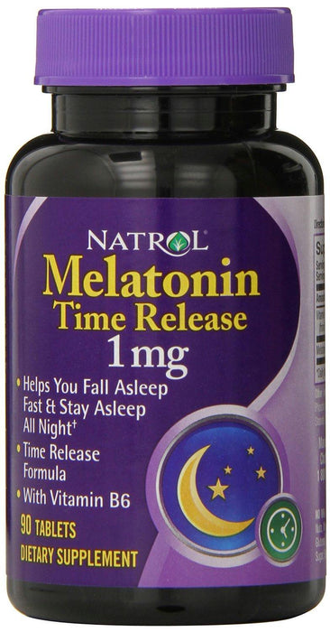 Natrol: Melatonin Tr Time Release 1 Mg, 90 Tablets