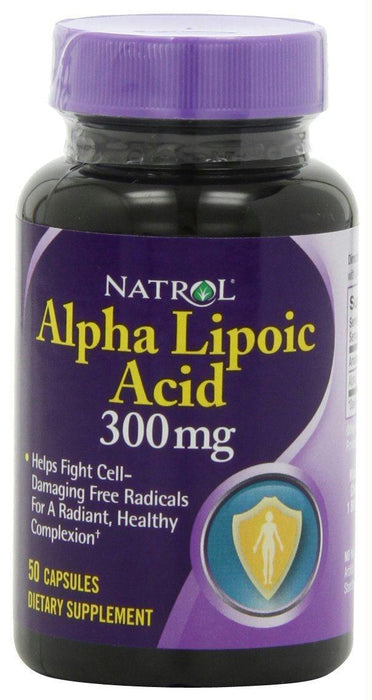 Natrol: Alpha Lipoic Acid 300 Mg, 50 Capsules