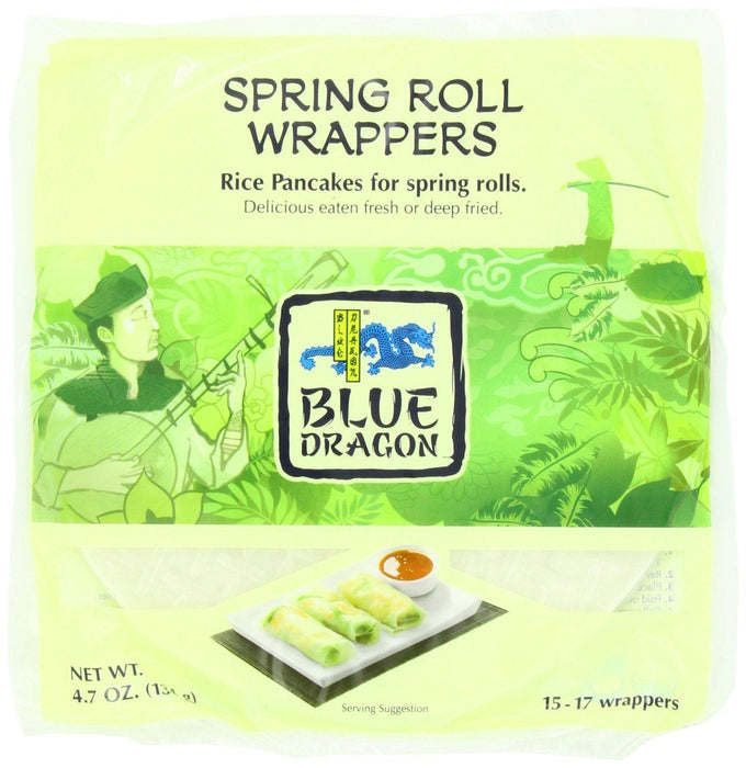 Blue Dragon: Vietnamese Spring Roll Wrappers, 4.7 Oz