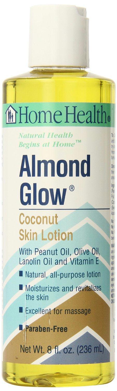 Home Health: Coconut Skin Lotion Almond Glow, 8 Oz