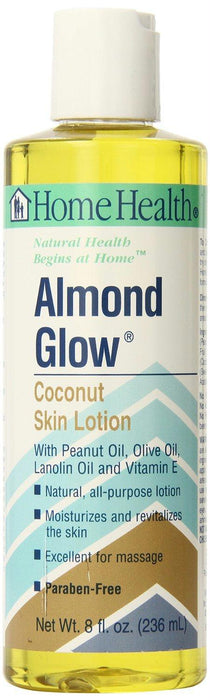 Home Health: Coconut Skin Lotion Almond Glow, 8 Oz