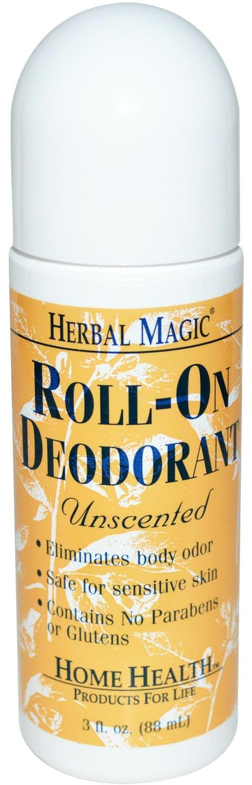 Home Health: Herbal Magic Deodorant Unscented, 3 Oz