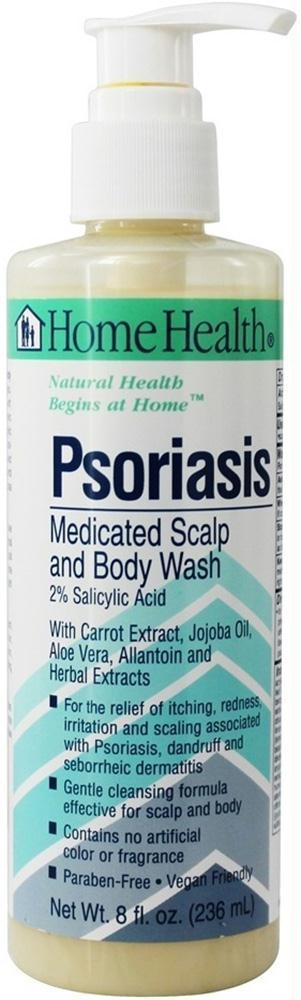 Home Health: Psoriasis Medicated Scalp And Body Wash, 8 Oz