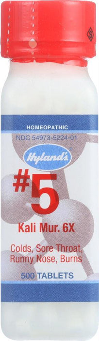 Hyland's: No. 5 Kali Muriaticum 6x, 500 Tablets