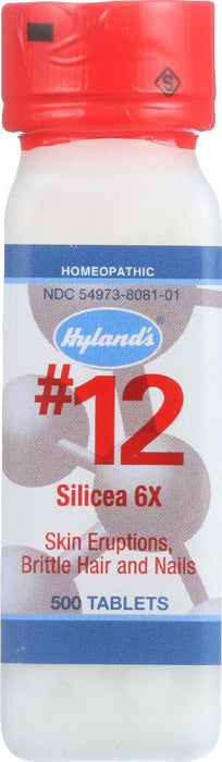 Hyland's: No.12 Silicea 6x, 500 Tablets