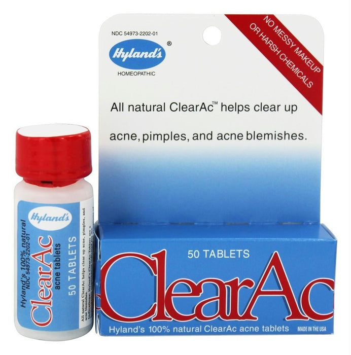 Hyland's: Natural Clearac Acne Tablets, 50 Tablets