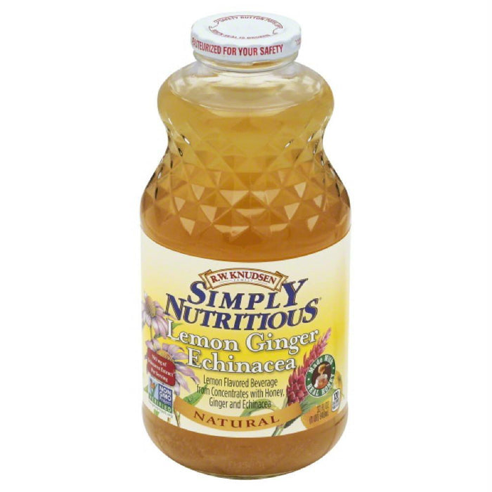 R.w. Knudsen Family: Simply Nutritious Lemon Ginger Echinacea Juice, 32 Oz