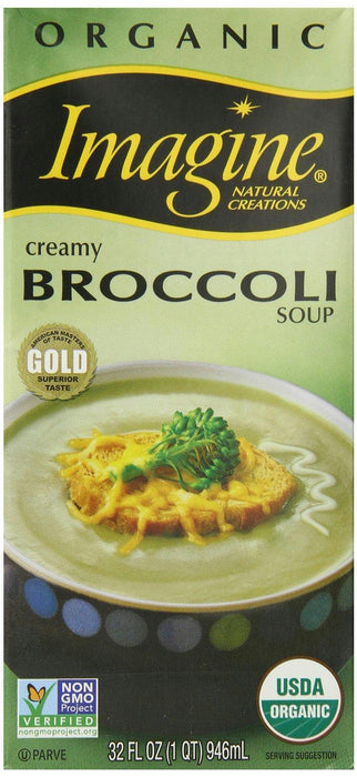 Imagine: Organic Soup Creamy Broccoli, 32 Oz