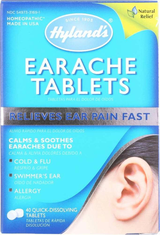 Hyland's: Homeopathic Earache Tablets, 40 Tablets