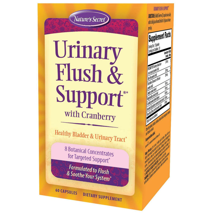 Nature's Secret: Urinary Flush & Support With Cranberry, 60 Capsules