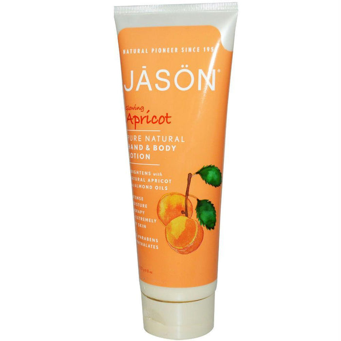 Jason: Hand & Body Lotion Glowing Apricot, 8 Oz