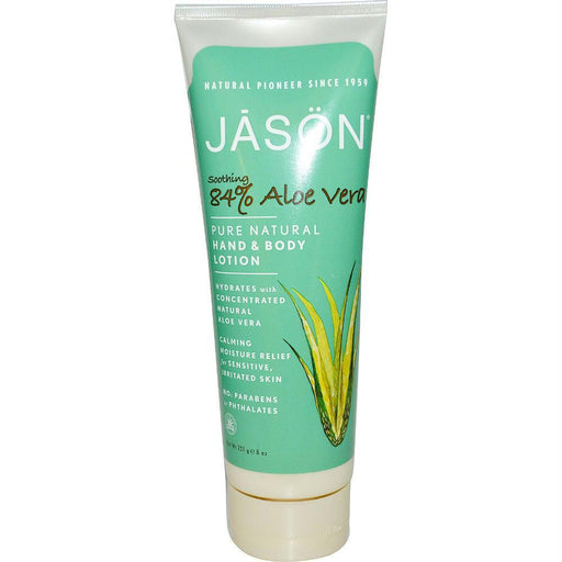 Jason: Hand & Body Lotion Soothing 84% Aloe Vera, 8 Oz