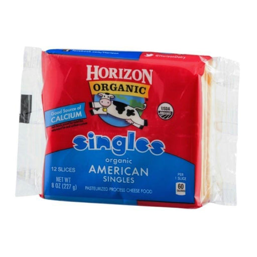 Horizon: Organic American Cheese Singles 12 Slices, 8 Oz