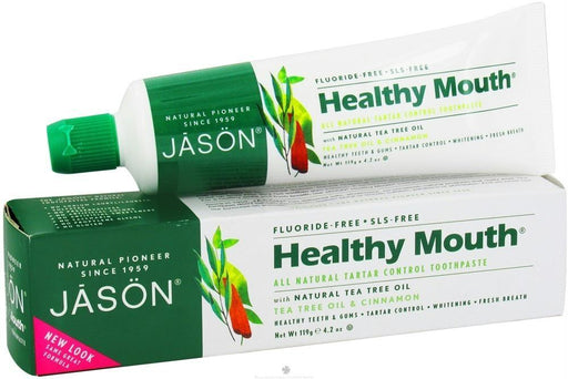 Jason: Antiplaque & Tartar Control Toothpaste Tea Tree Oil & Cinnamon, 4.2 Oz