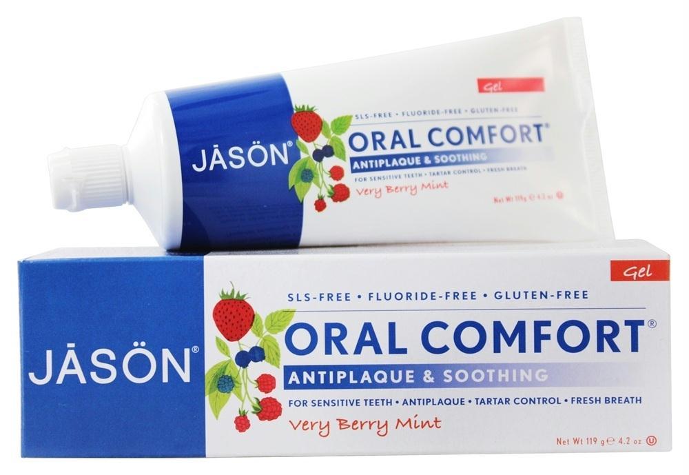 Jason: Oral Comfort Antiplaque & Soothing Tooth Gel Very Berry Mint, 4.2 Oz