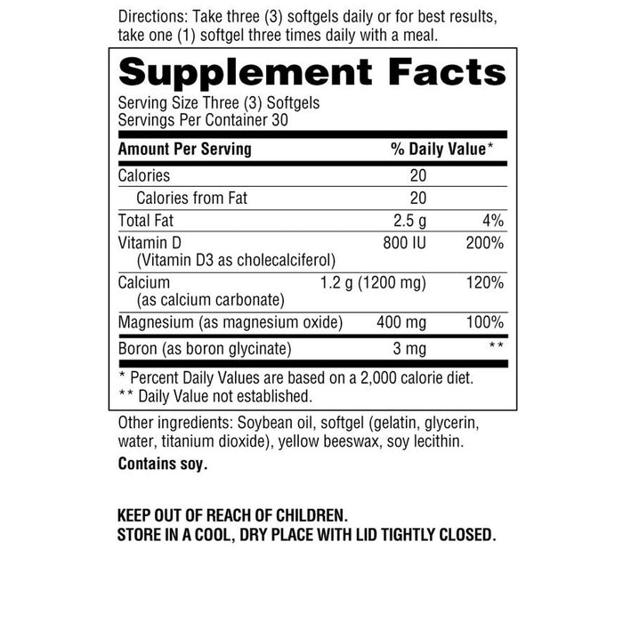 Schiff: Super Calcium Plus Magnesium, 90 Softgels