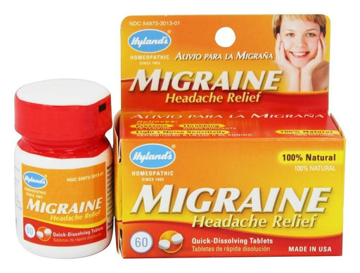 Hyland's: 100% Natural Homeopathic Migraine Headache Relief, 60 Tablets