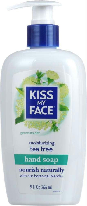 Kiss My Face: Moisturizing Hand Soap Tea Tree, 9 Oz