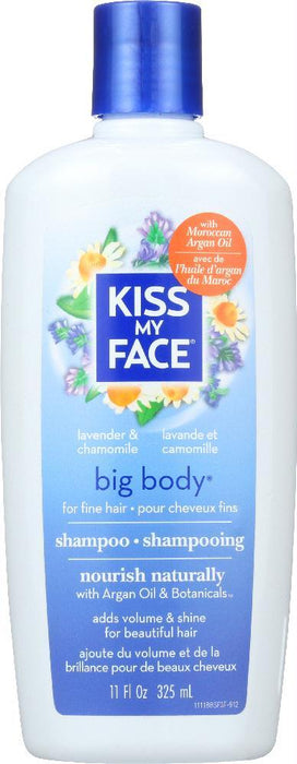 Kiss My Face: Big Body Shampoo Lavender & Chamomile, 11 Oz