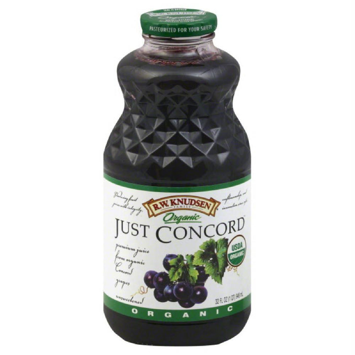 R.w. Knudsen Family: Organic Juice Just Concord Grape, 32 Oz