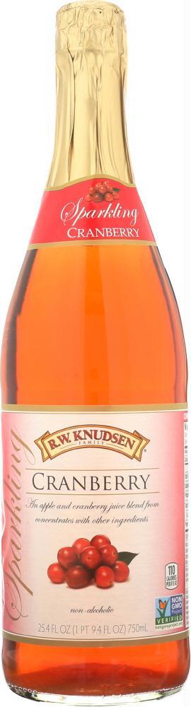 Knudsen: Juice Sparkling Cranberry, 25 Fo