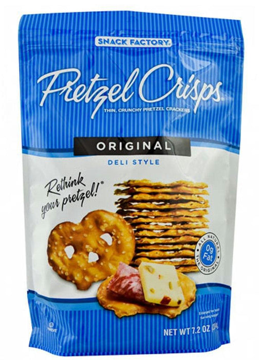 Snack Factory: Pretzel Crisps Deli Style Original, 7.2 Oz