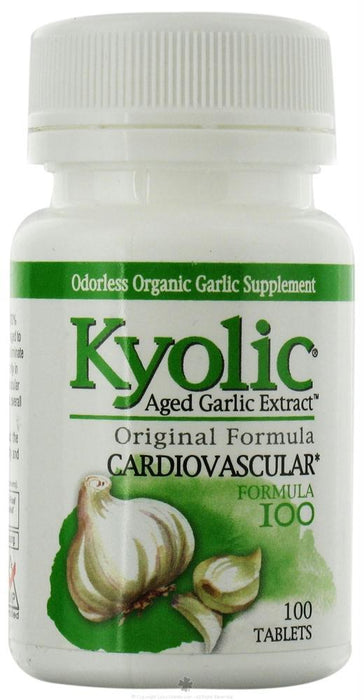 Kyolic: Aged Garlic Extract Cardiovascular Formula 100, 100 Tablets