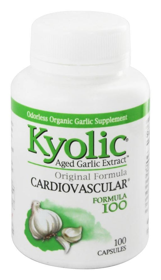 Kyolic: Aged Garlic Extract Cardiovascular Original Formula 100, 100 Capsules